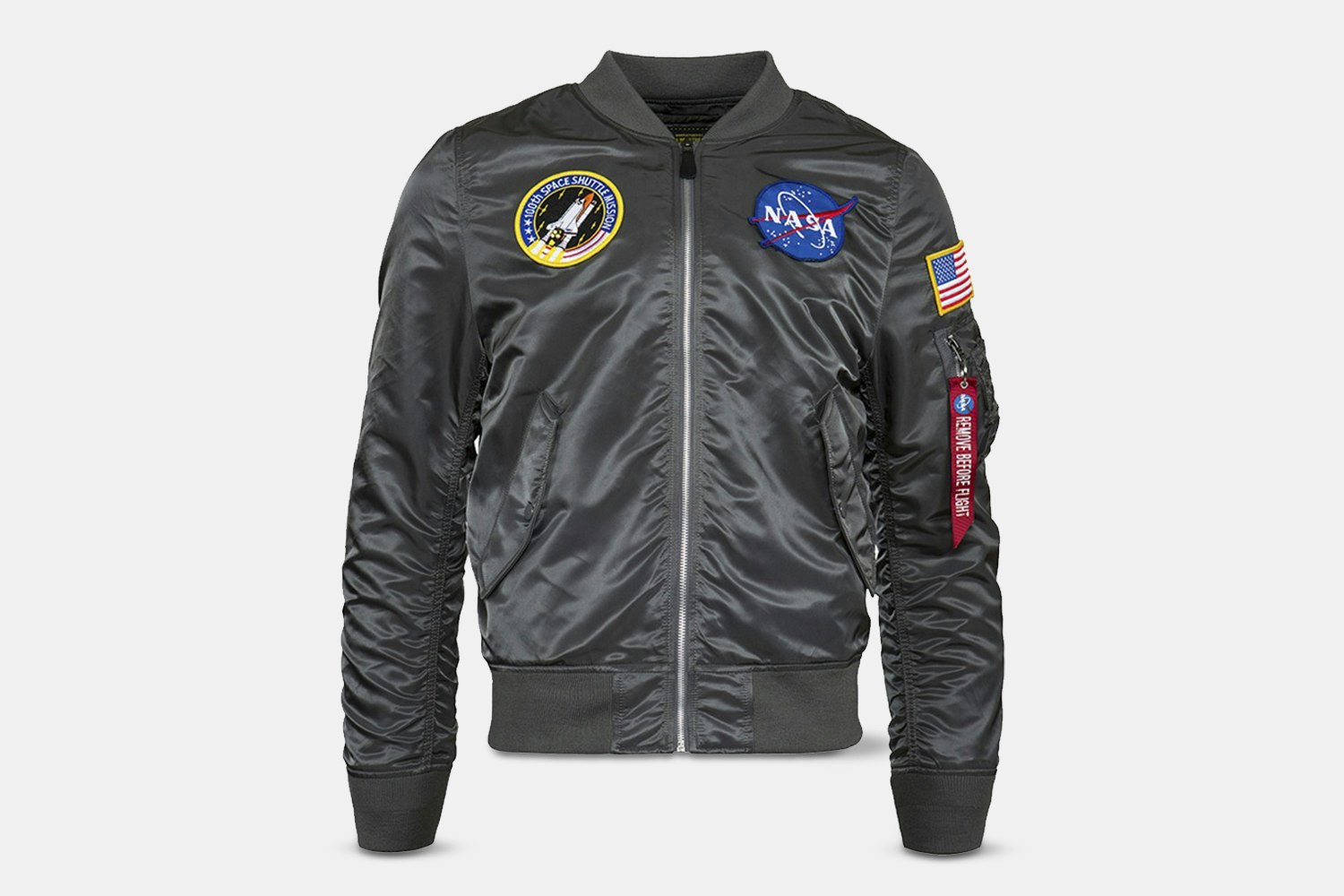 Alpha Industries Alpha Industries x Nasa bomber jacket (reversible) |  Grailed