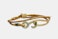 Rum Runner Leather Cord Wrap Bracelet Tan/Brass