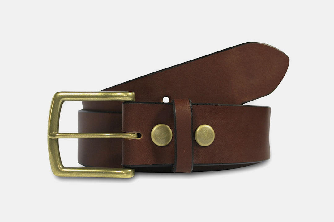 American Bench Craft Brigadier Leather Belt