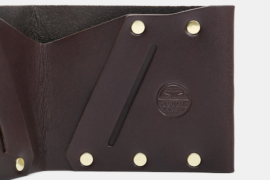 American Bench Craft Hammer Riveted Billfold Wallet