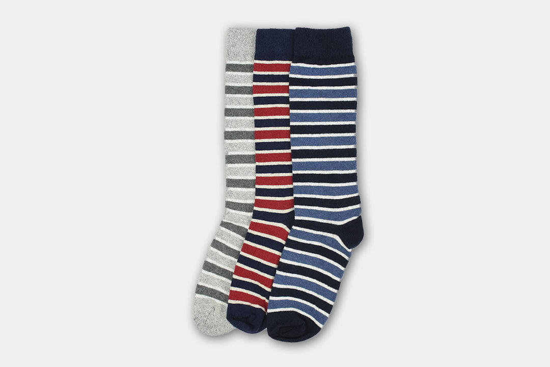 American Trench Triple-Stripe Socks (3-Pack)