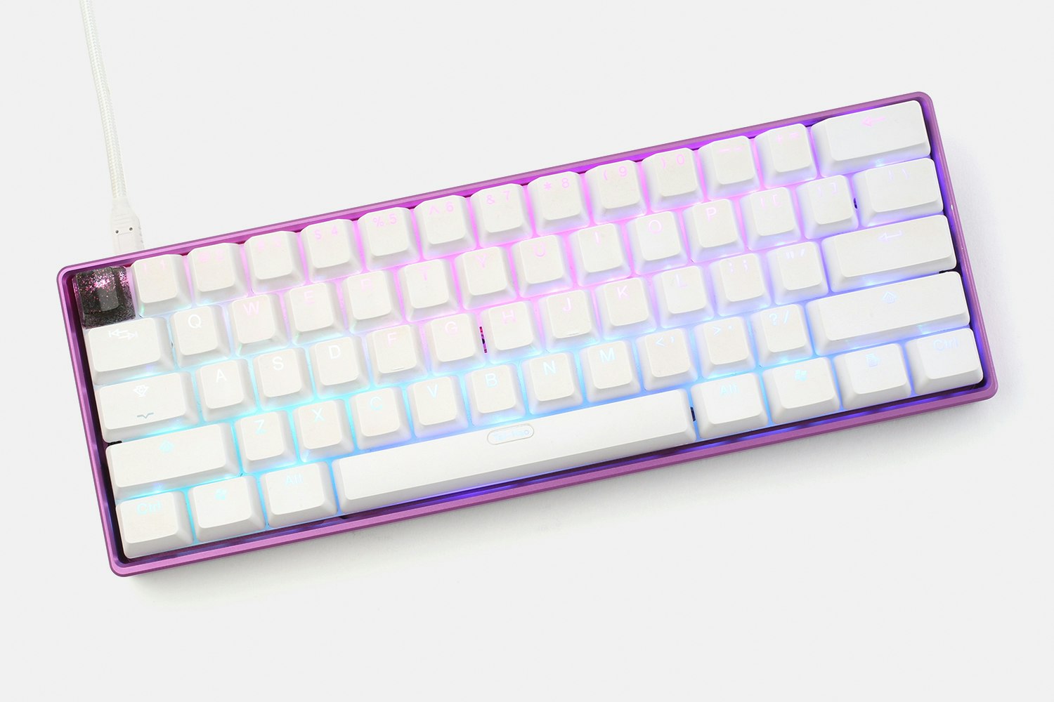 Anodized Aluminum 60 Keyboard Case Mechanical Keyboards Components