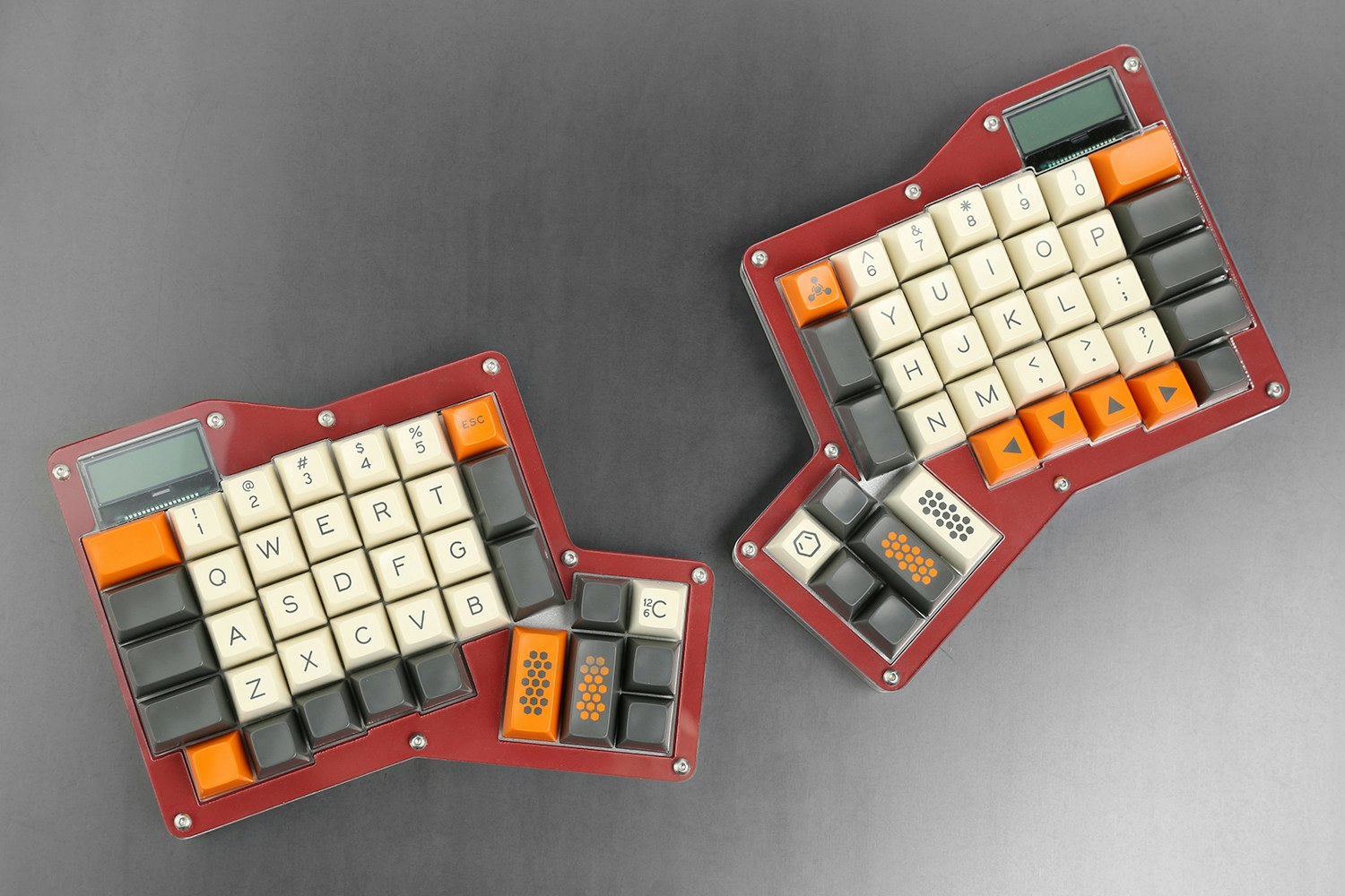 Anodized Aluminum Infinity ErgoDox Plate