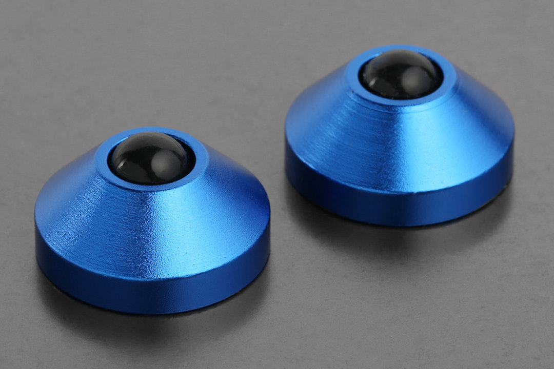 Anodized CNC Aluminum Cone Feet