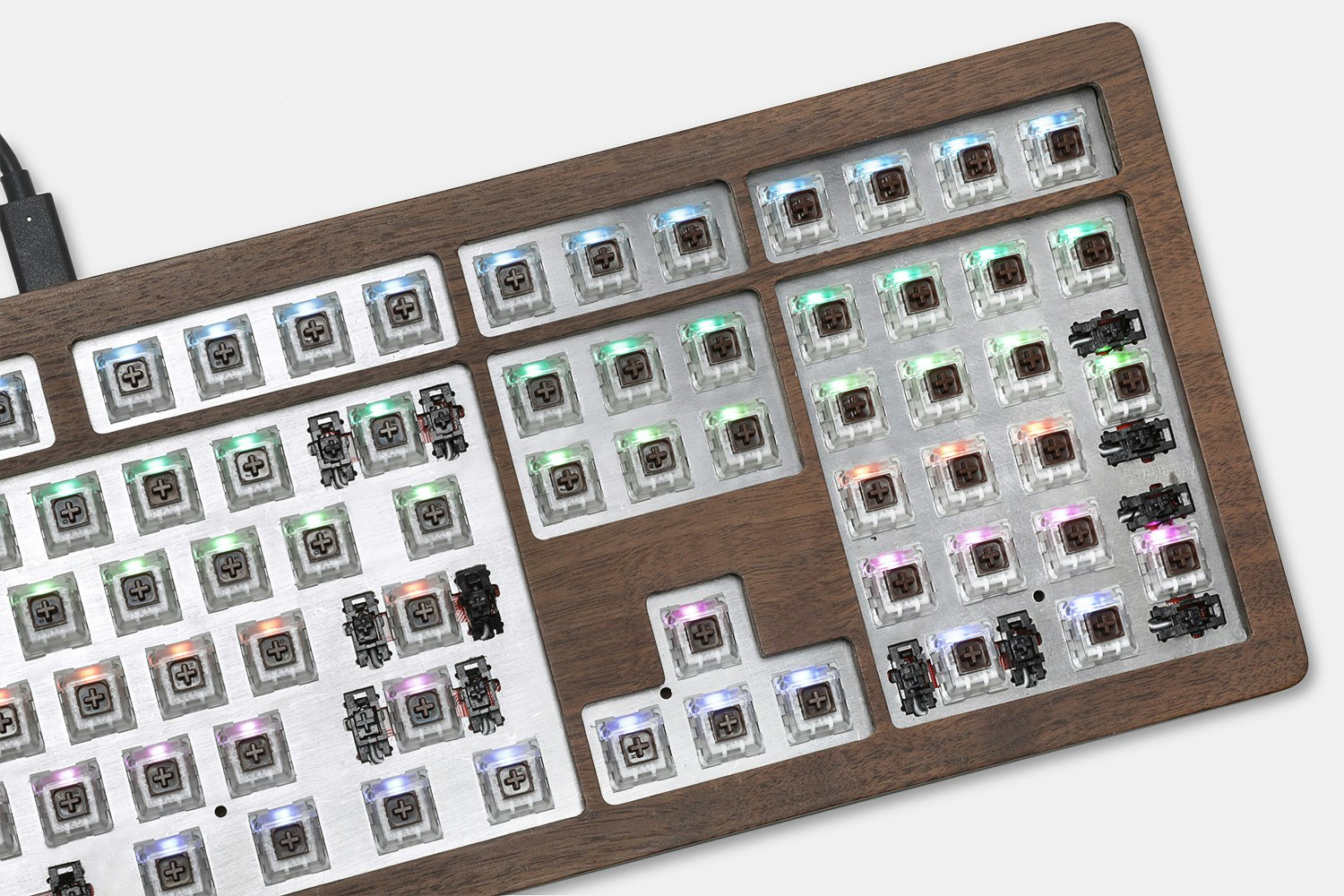 AoPo AP108 Wooden Mechanical Keyboard Kit