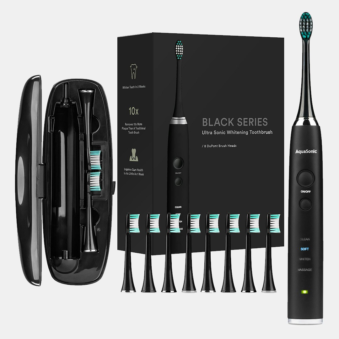 AquaSonic Black Series Ultra Whitening Toothbrush ADA Accepted