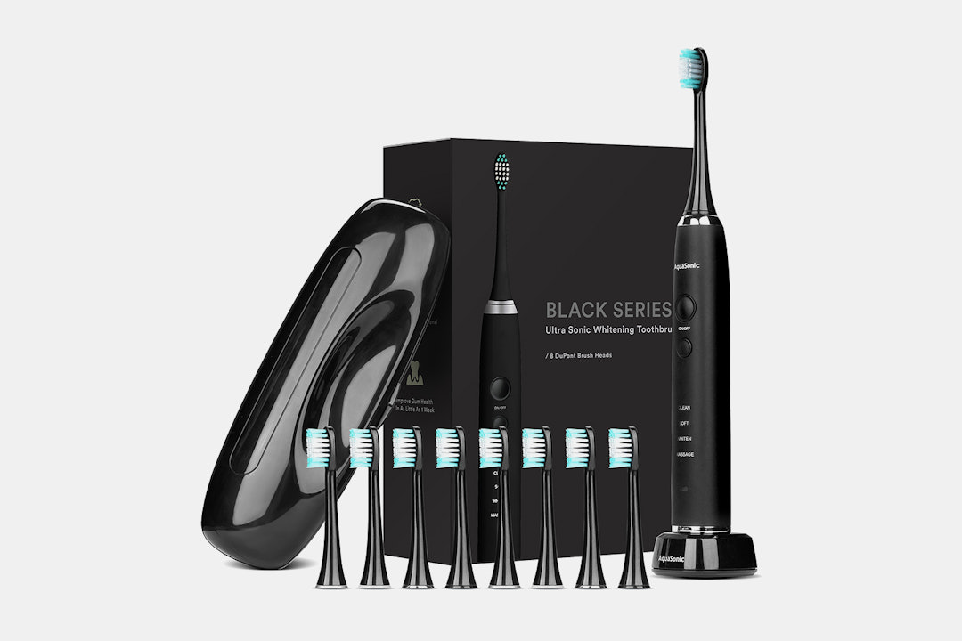 Aquasonic Black Series Electric Toothbrush