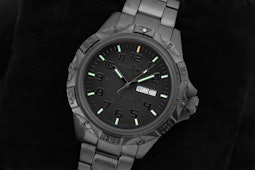 Black Stainless Steel Case / Stainless Steel Strap (+ $50)
