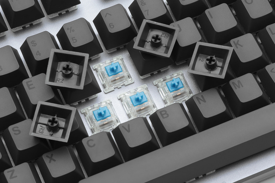 Artifact Bloom Series Keycap Set: Black on Black