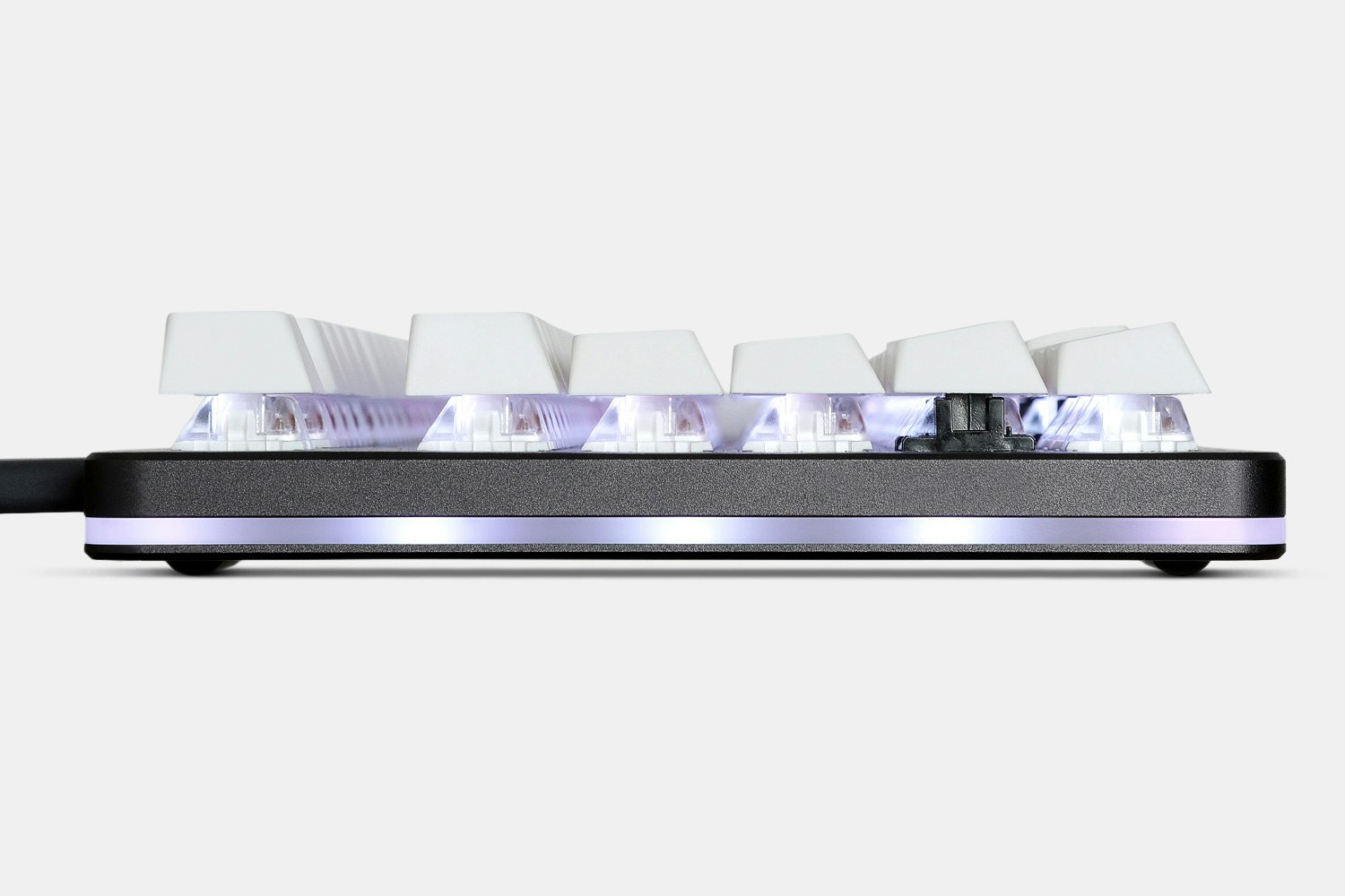 Artifact Bloom Series Keycap Set: Black on White