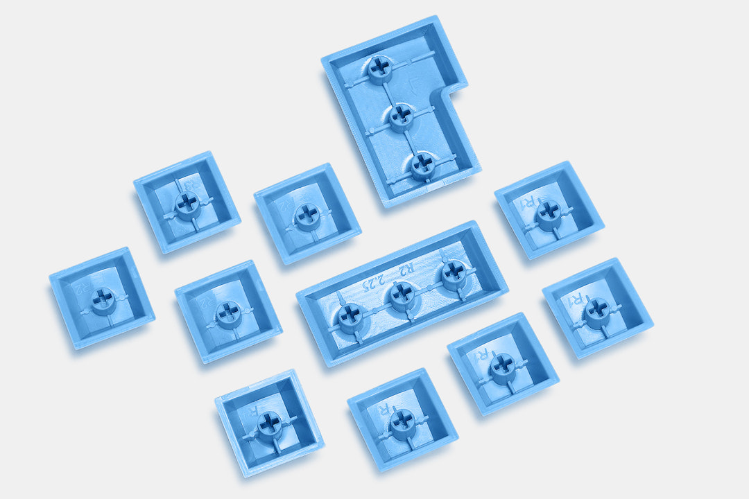 Artifact Bloom Series Keycap Set: Blue Accents