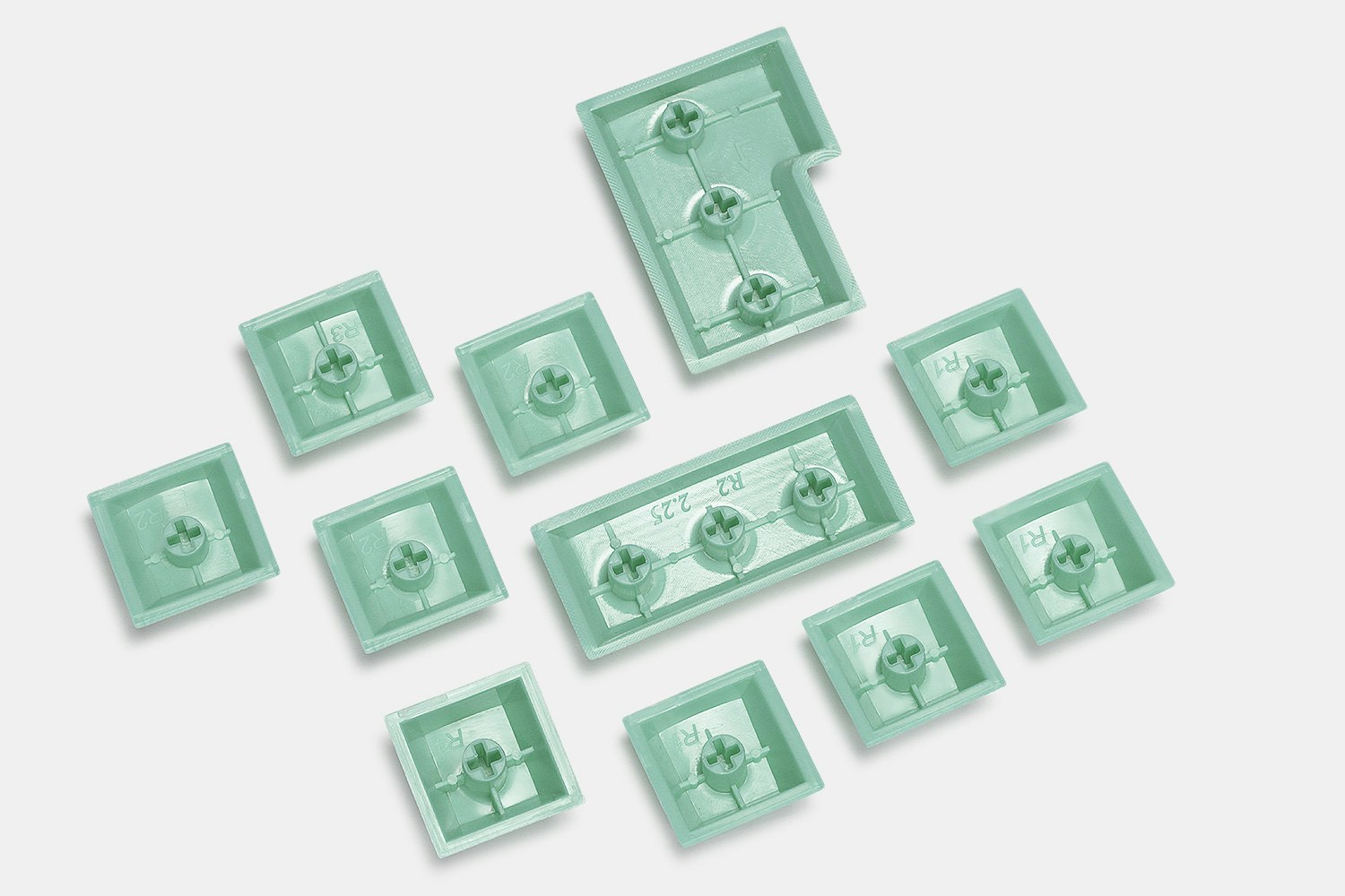 Artifact Bloom Series Keycap Set: Green Accents