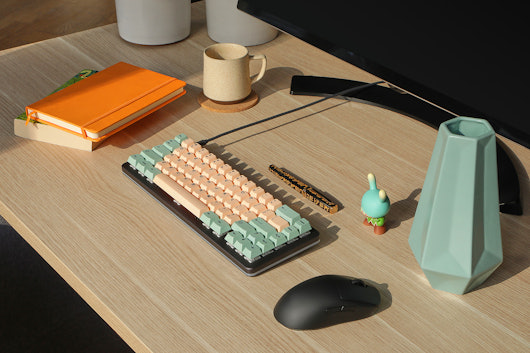 Artifact Bloom Series Keycap Set: Matcha Mango