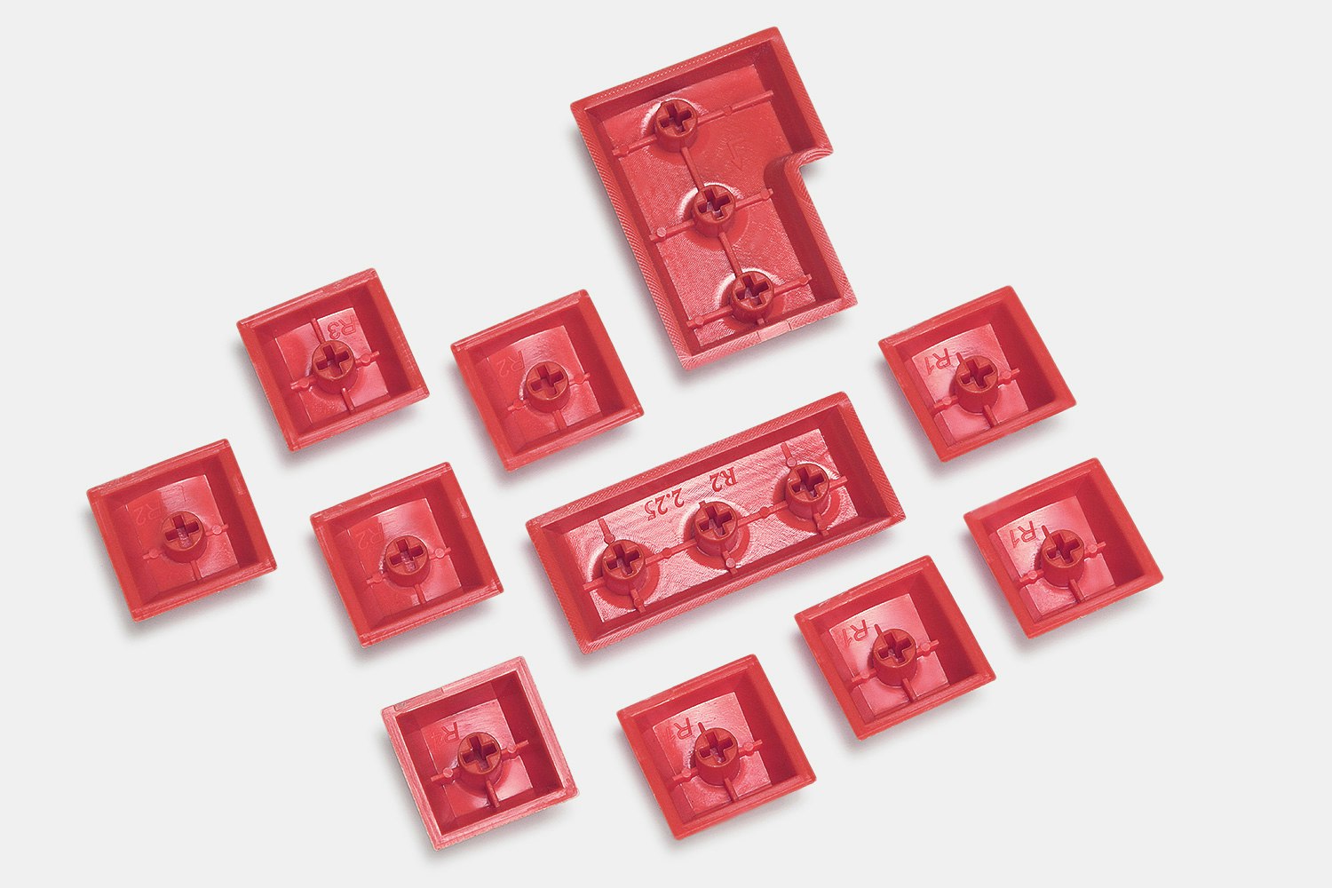 Artifact Bloom Series Keycap Set: Red Accents