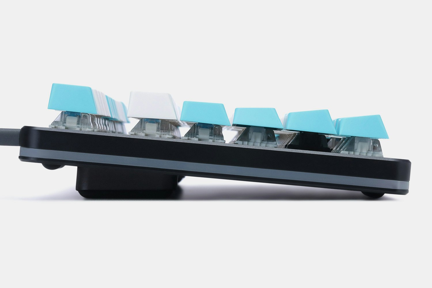 Artifact Bloom Series Keycap Set: Turquoise and Pearl