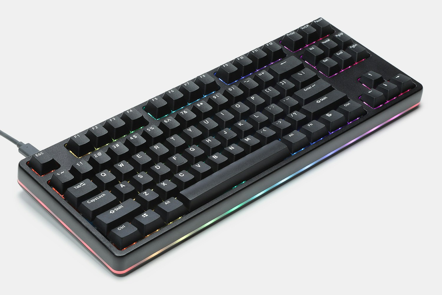 Artifact Shield White-on-Black Keycap Set