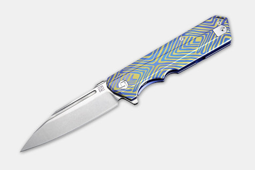 Artisan Cutlery Patterned Titanium S35VN Knives