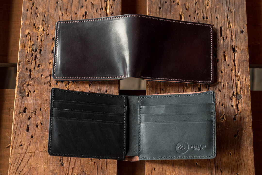 Ashland Leather Shell Cordovan Bifold Wallet
