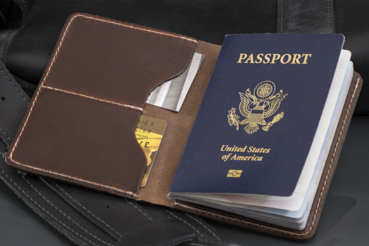 Ashland Leather Passport Holder