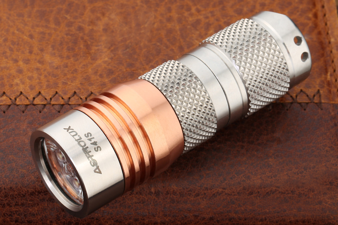 Astrolux S41S Copper & Stainless Steel Flashlight