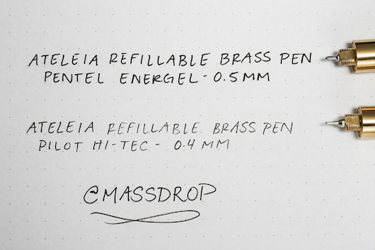 ATELEIA Refillable Brass Pen