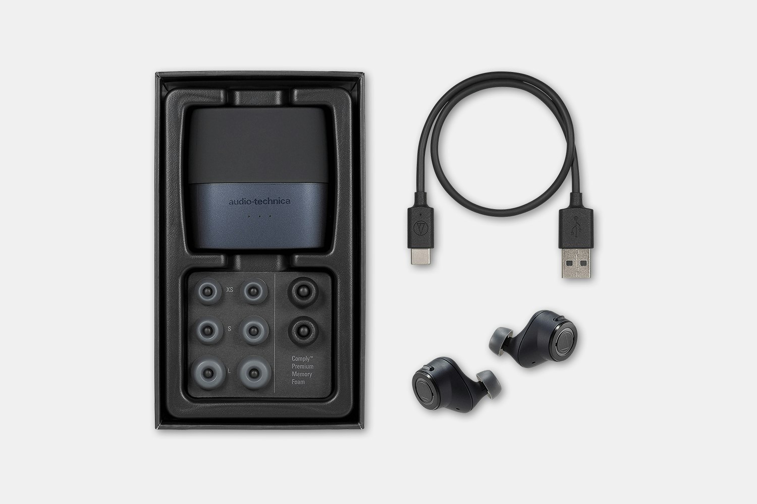 Audio-Technica ATH-ANC300TW TWS Noise-Canceling IEM