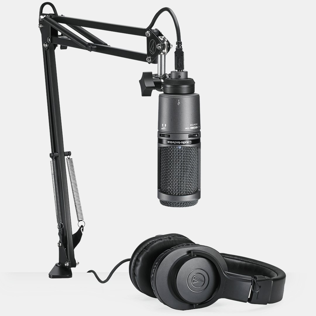 

Audio-Technica AT2020USB + PK Microphone Pack