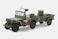 Jeep Willys w/ Trailer. Accessories Included - Army Green (+$145)