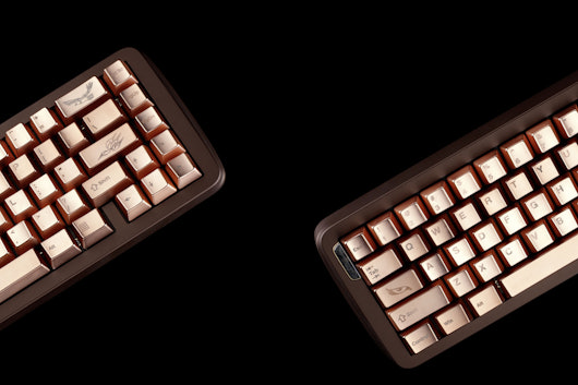 Awekeys Copper Eagle Metal Keycap Set