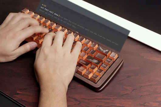 Awekeys Copper Eagle Metal Keycap Set