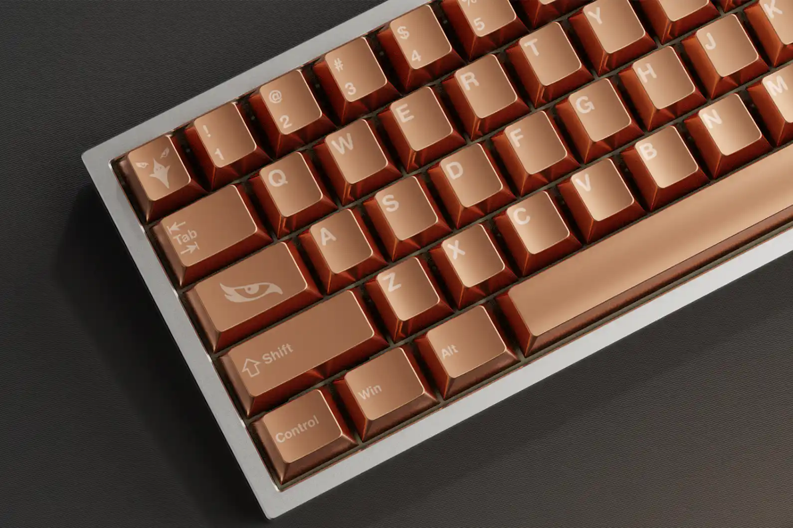 Awekeys Copper Eagle Metal Keycap Set | Mechanical Keyboards | Keycaps ...