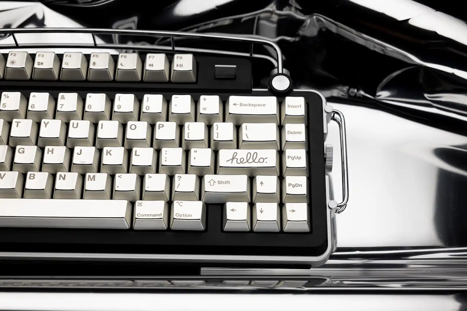 Awekeys Hello Silver Metal Keycap Set | Mechanical Keyboards | Keycaps ...