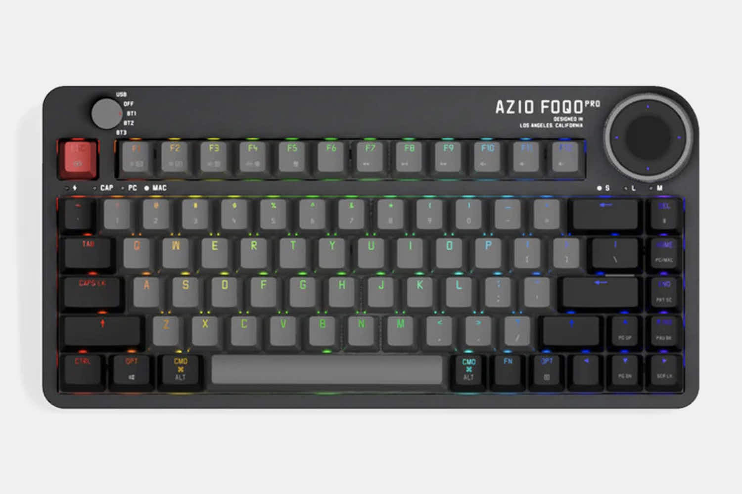 Azio FOQO Pro Wireless Hot-Swappable Mechanical Keyboard - Olive Green ...