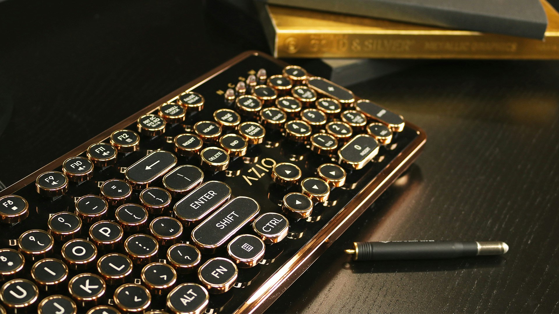 Azio MKRetro TypewriterStyle Mechanical Keyboard Price & Reviews