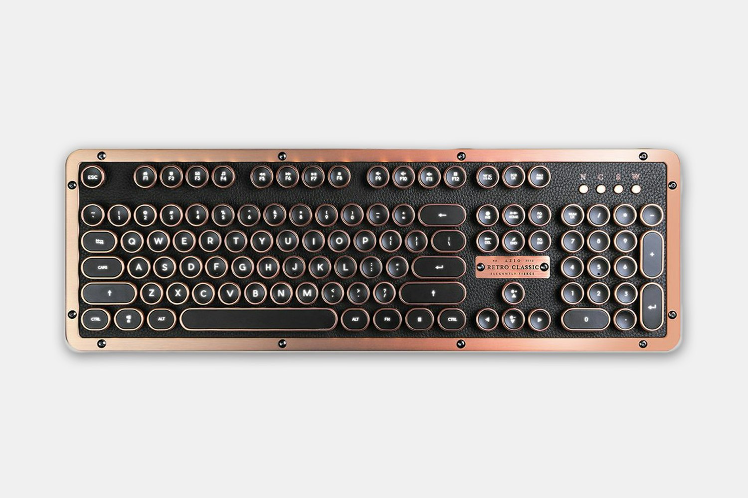 Black Leather/Copper Trim – USB