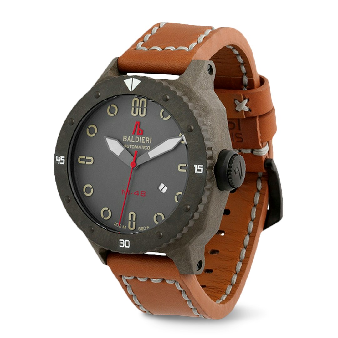 carbon automatic watch