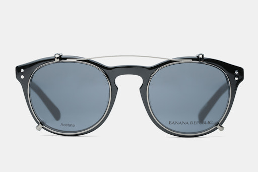 Banana Republic Jaxon Eyeglasses w/ Clip-On Shades