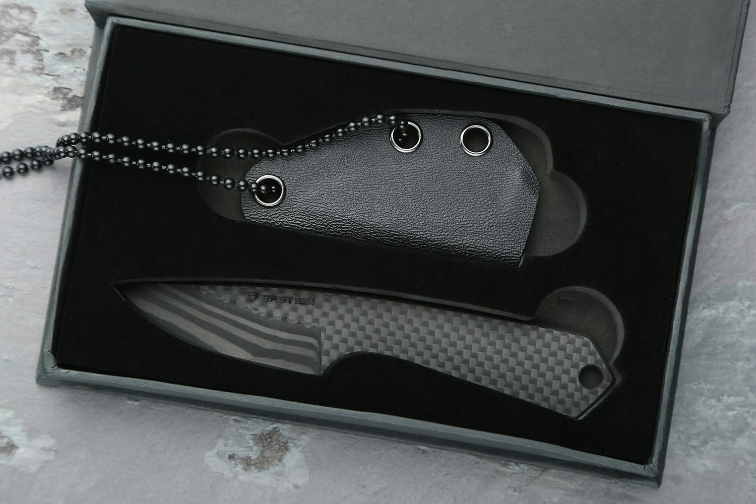 Bastion Carbon Fiber Neck Knives Knives Neck Knife Drop