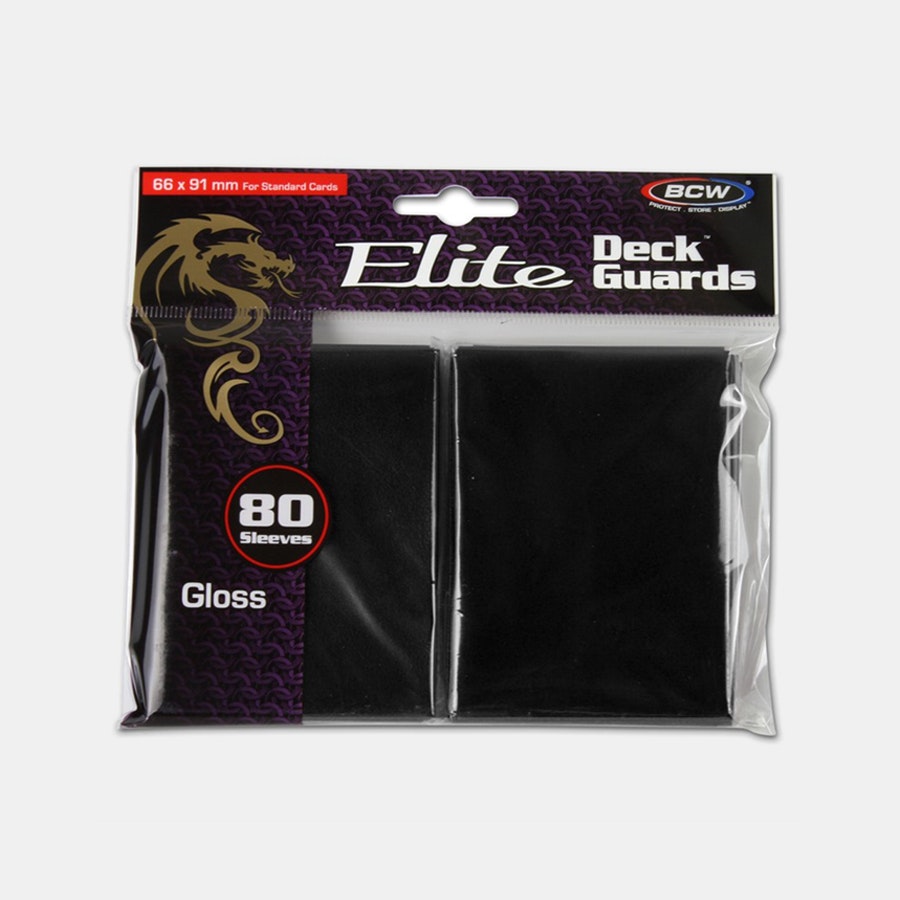 50 BCW Deck Guards for 2.5" x 3.5" Game Cards Clear Glossy Front & Back 
