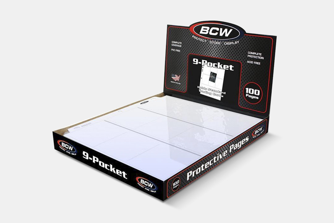 BCW Pro 9-Pocket Page Bundle (300 Total Pages)