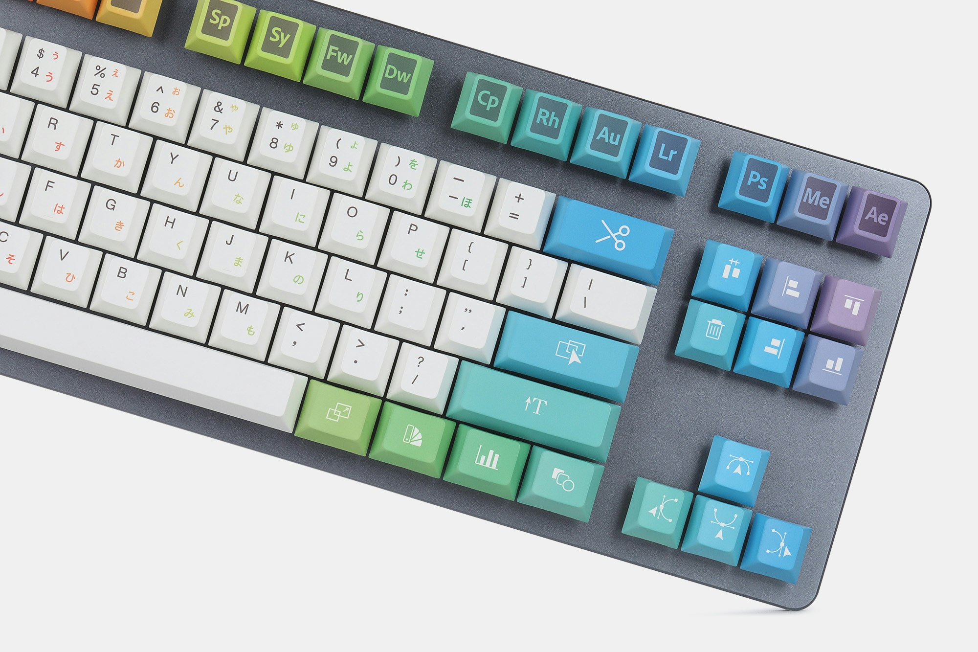 Benemate Graphic Design PBT Keycap Set Mechanical Keyboards Keycaps PBT Keycaps Drop