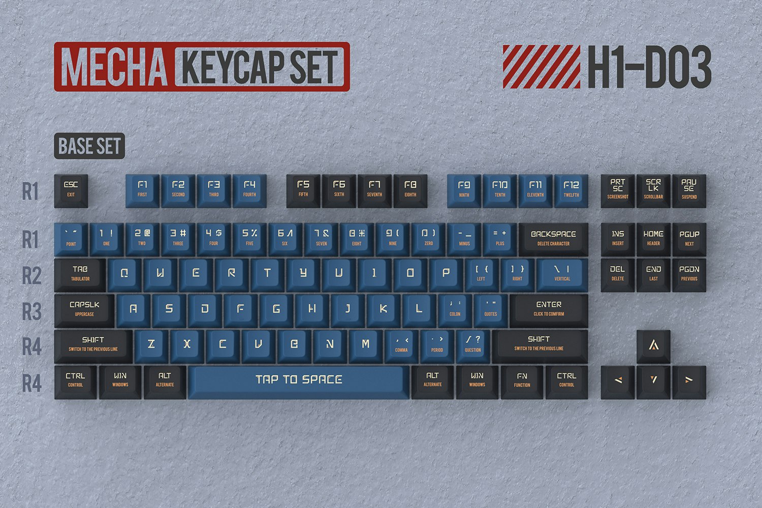 Benemate Mecha Keycap Set