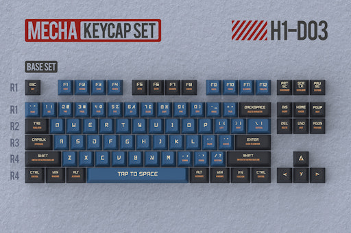 Benemate Mecha Keycap Set