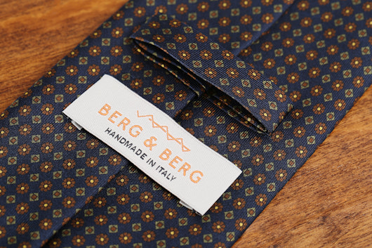Berg & Berg Silk Printed Tie