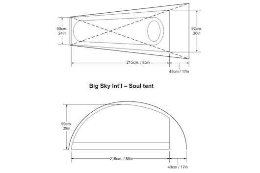 Big Sky Soul 2P or 1P Tent