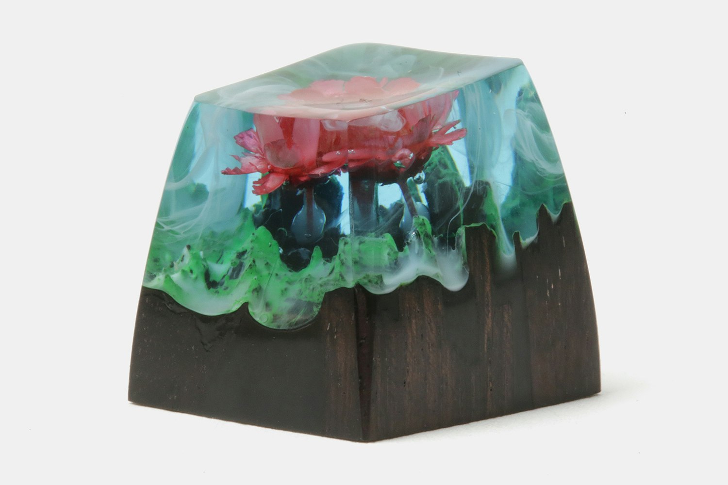 BKD 4 Seasons Resin & Wood Artisan Keycap