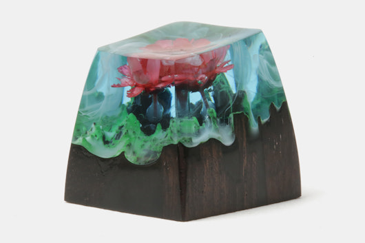 BKD 4 Seasons Resin & Wood Artisan Keycap