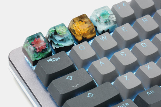BKD 4 Seasons Resin & Wood Artisan Keycap