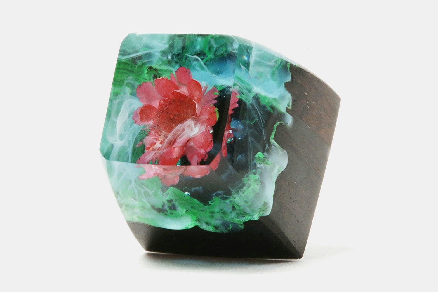 BKD 4 Seasons Resin & Wood Artisan Keycap