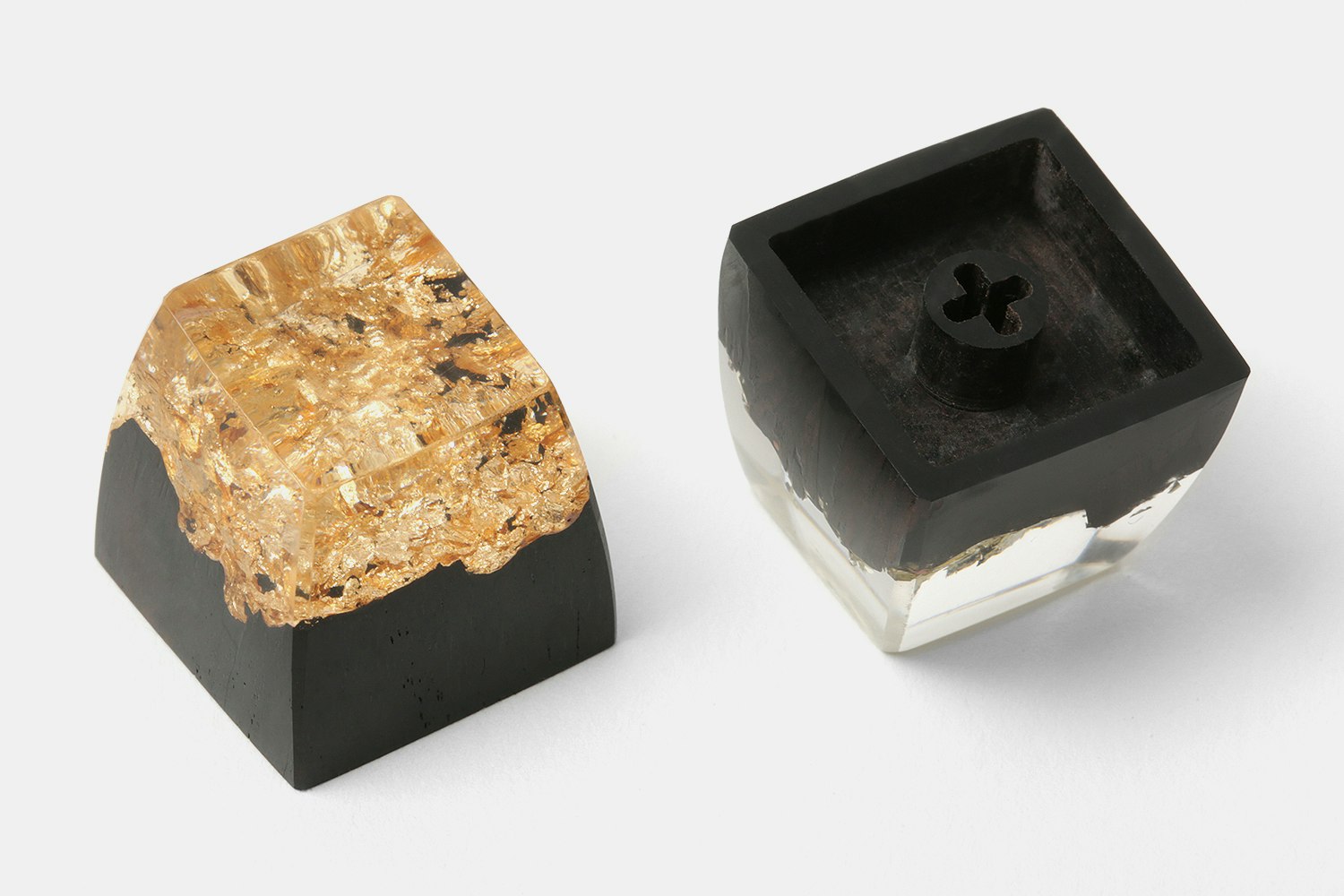 BKD Metallic Wood Resin Artisan Keycap